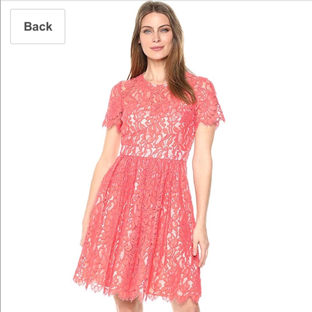 Eliza J Coral dress